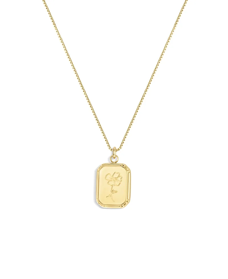 Audrey Birth Flower Necklace by Set & Stones