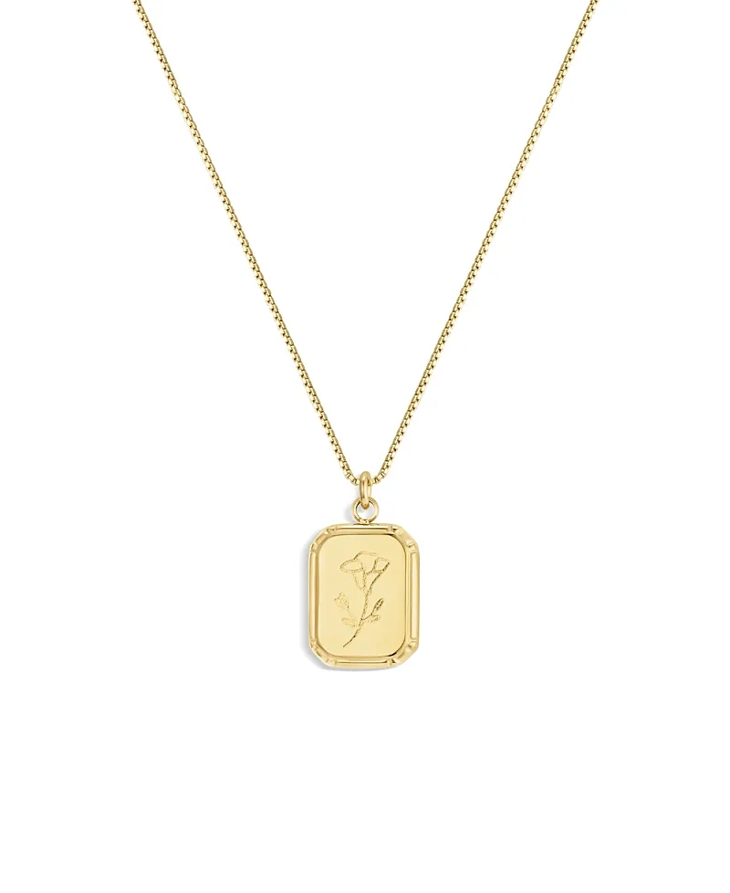 Audrey Birth Flower Necklace by Set & Stones