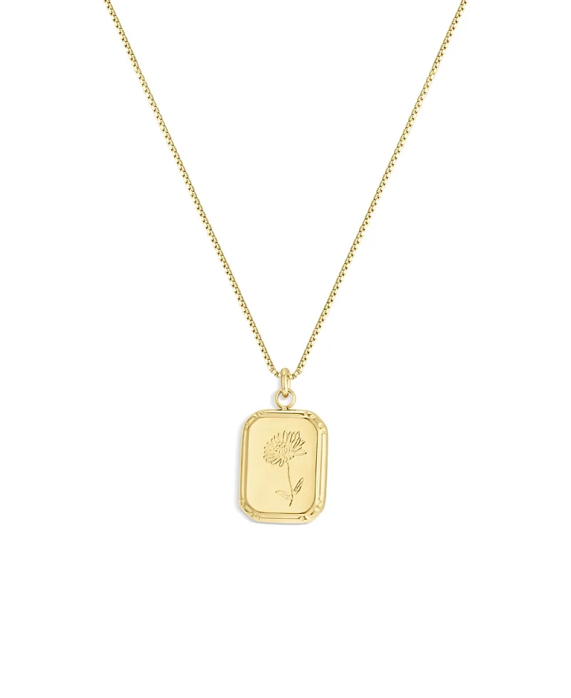 Audrey Birth Flower Necklace by Set & Stones