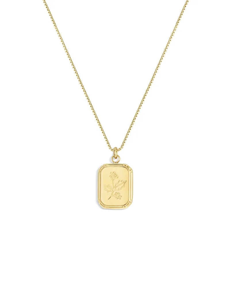Audrey Birth Flower Necklace by Set & Stones