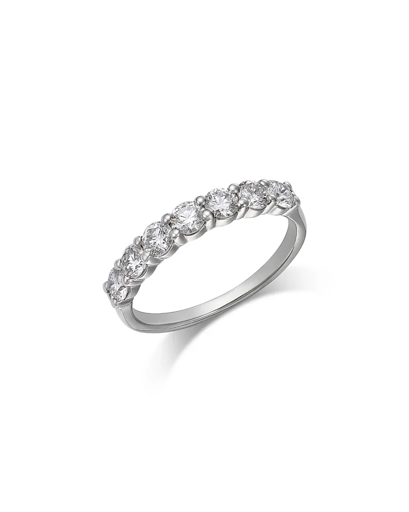 Luxe Collection Certified Lab Grown Diamond Seven Stone Band in 14K White Gold, 1.0 Tcw by Bloomingdales Fine Collection