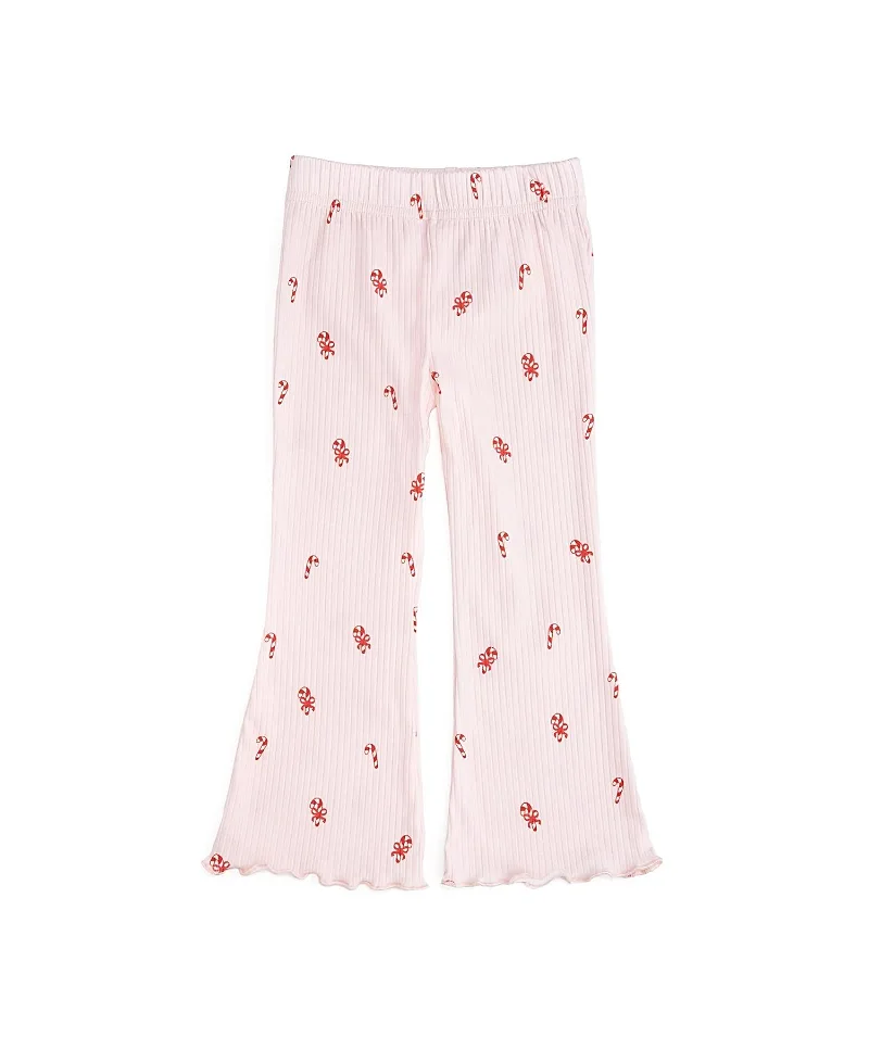 Candy Cane Christmas Flare Legging by Sweet Wink