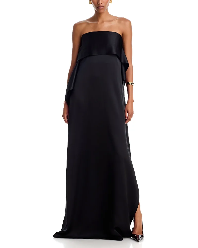 Luz Silk Strapless Dress by Heirlome