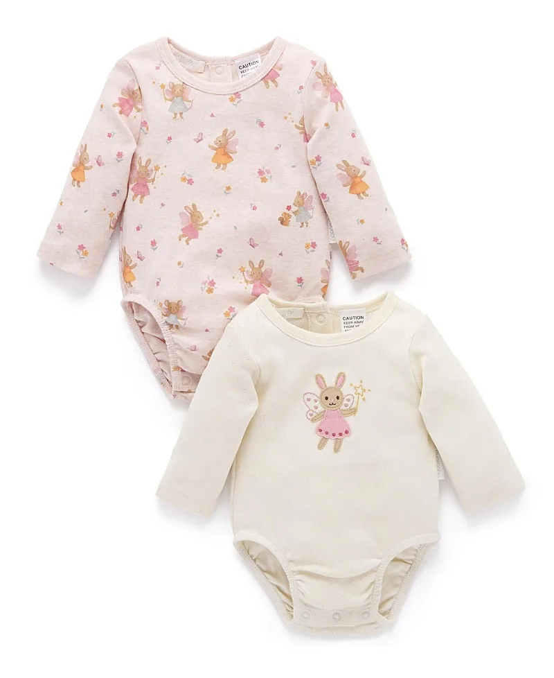 2 Pack Bodysuit by Purebaby