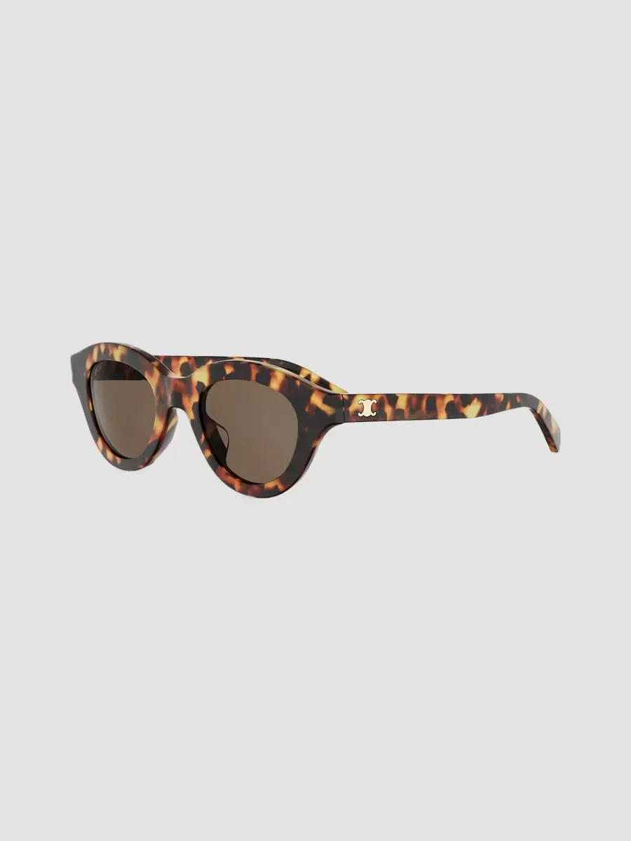 Triomphe Mini 47MM Round Sunglasses by Celine