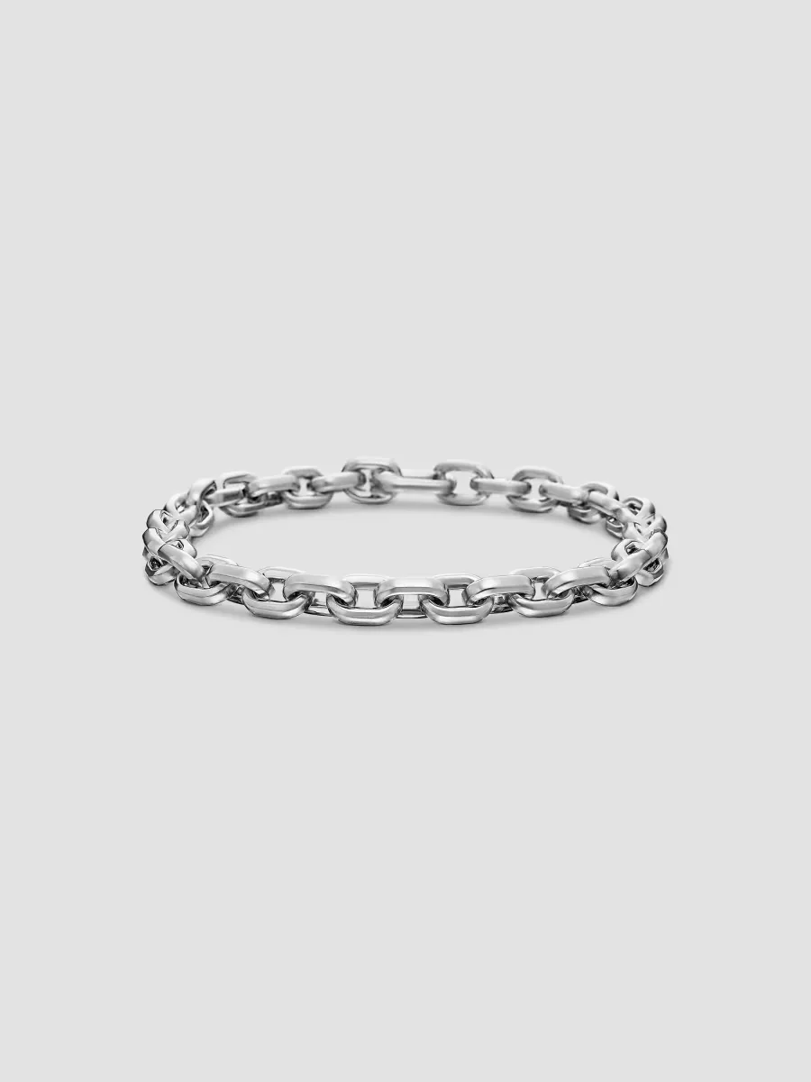 Streamline Link Bracelet in Sterling Silver, 6.5mm
