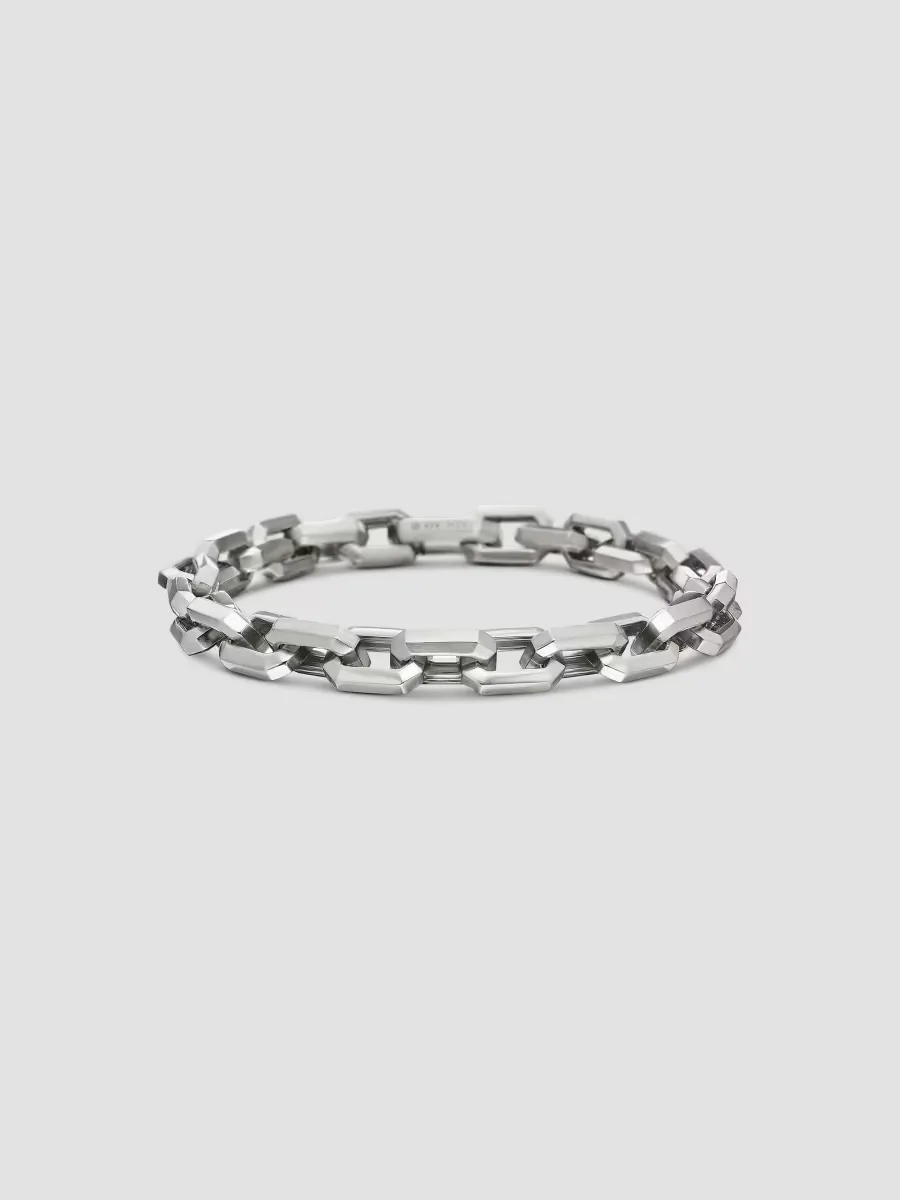 Streamline Heirloom Chain Link Bracelet in Sterling Silver, 7.5mm