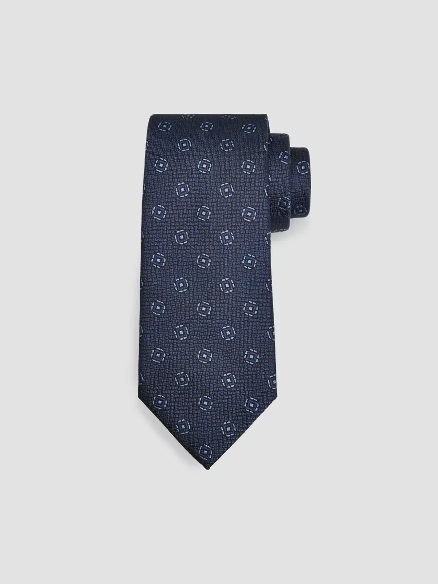 Medallion Silk Jacquard Tie by Brioni