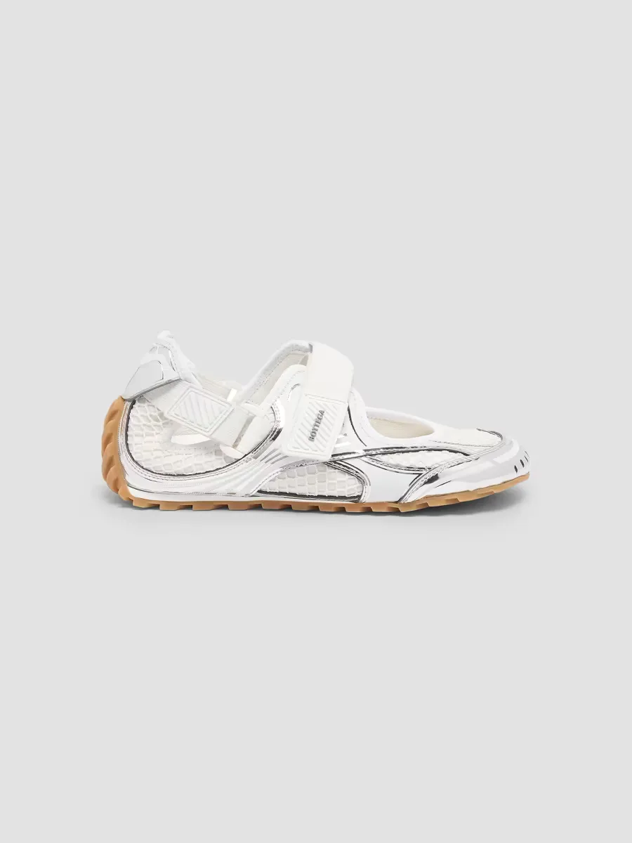 Orbit Logo Mesh Sneakers by Bottega Veneta
