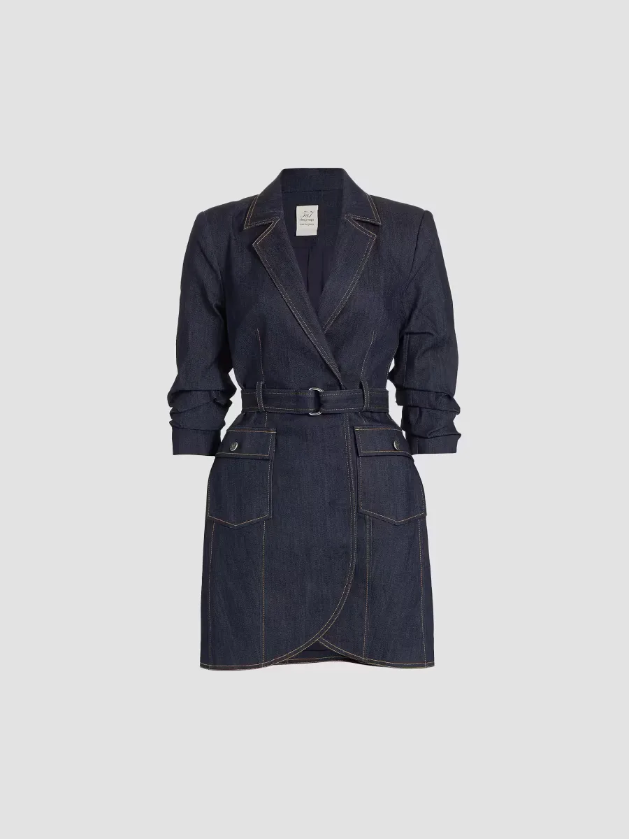 Jenessa Denim Blazer Minidress by Cinq  Sept