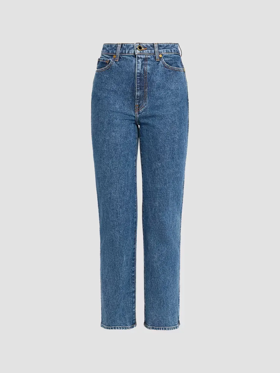 Abigail High-Rise Slim Ankle Jeans by Khaite
