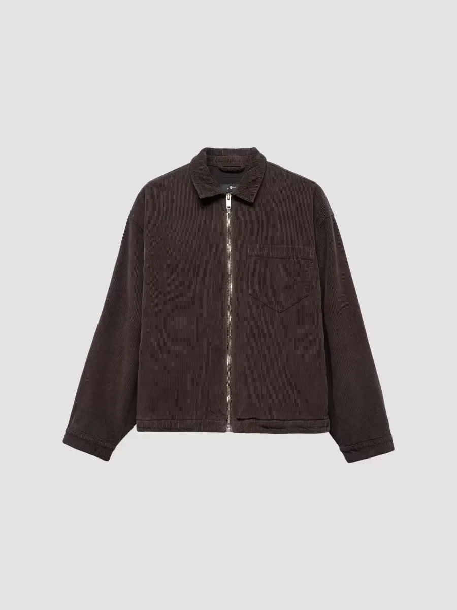 Corduroy Full-Zip Shirt Jacket by 7 for All Mankind
