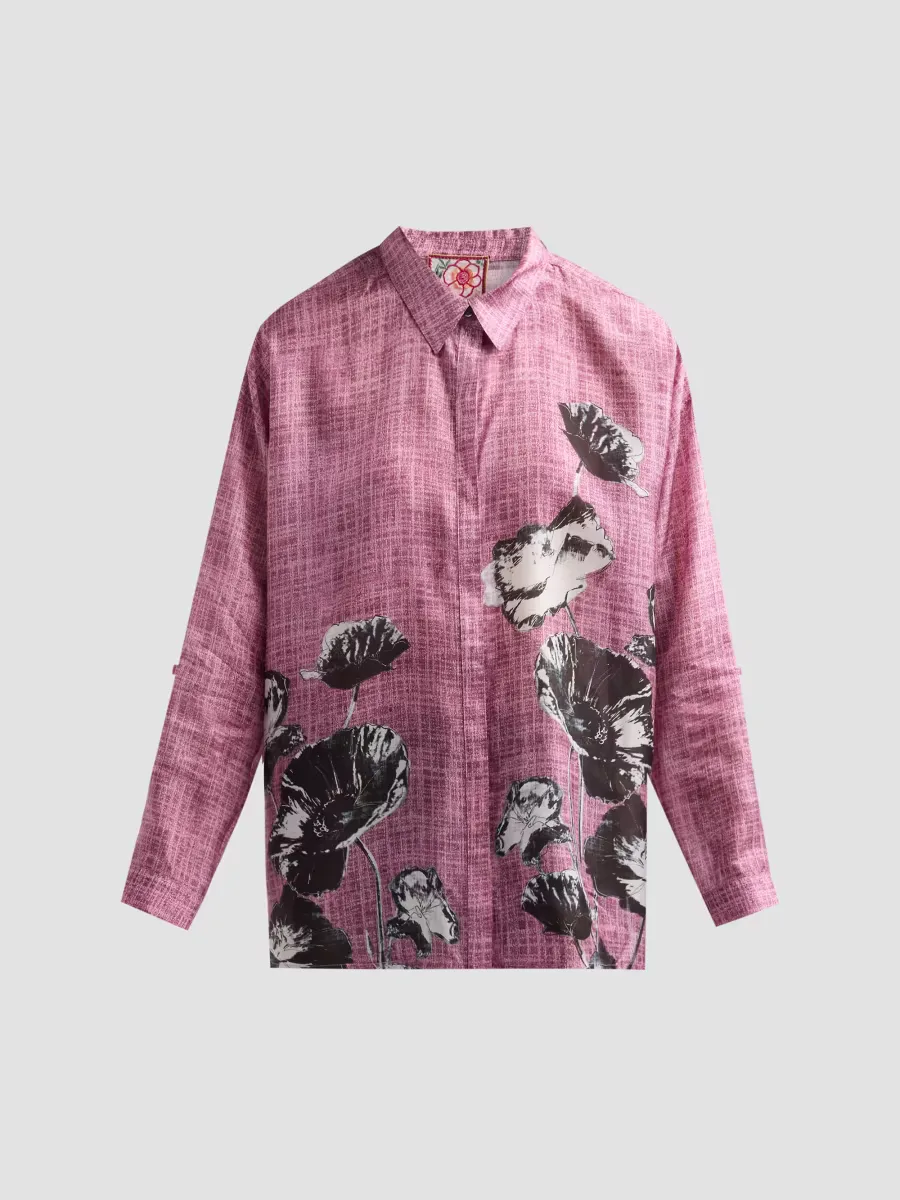 The Audrey Floral Silk Shirt