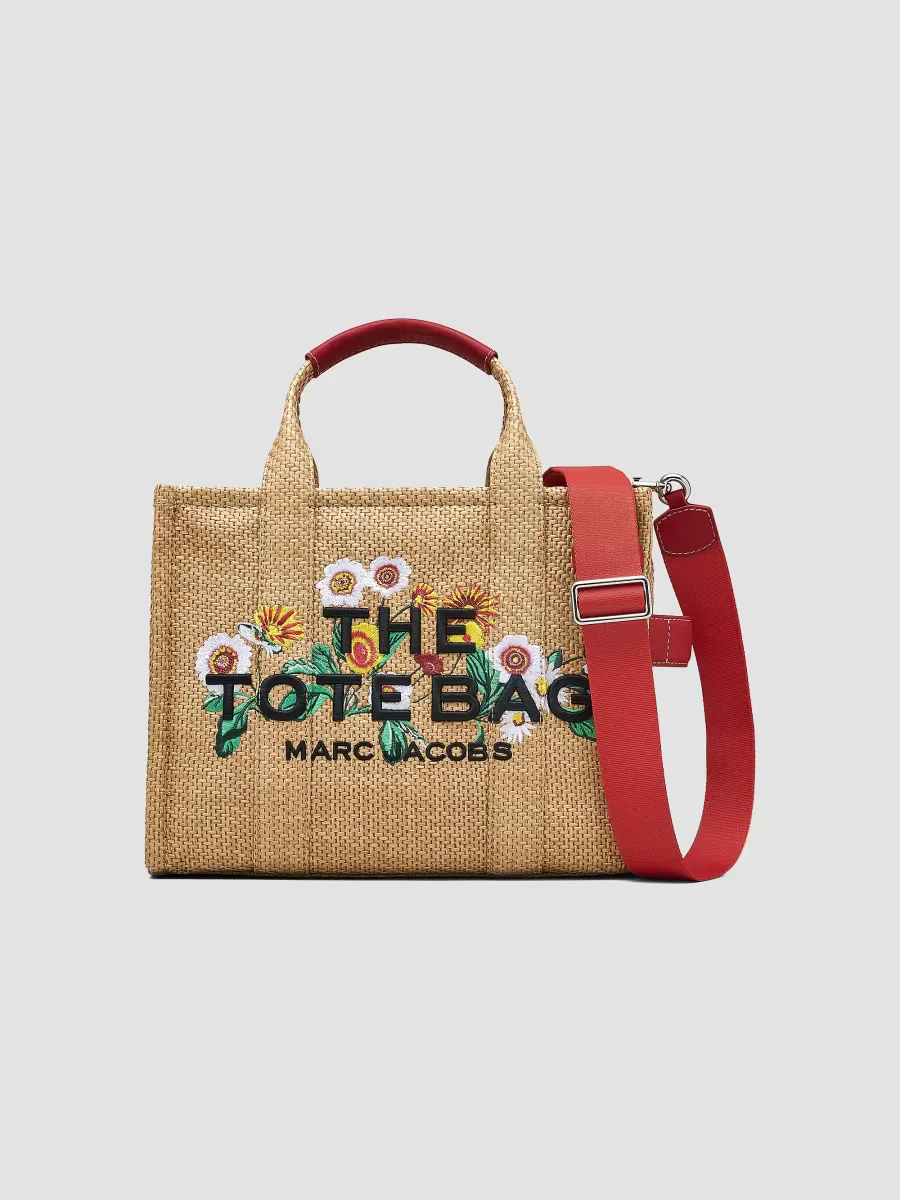 The Daisy Woven Medium Tote Bag by Marc Jacobs