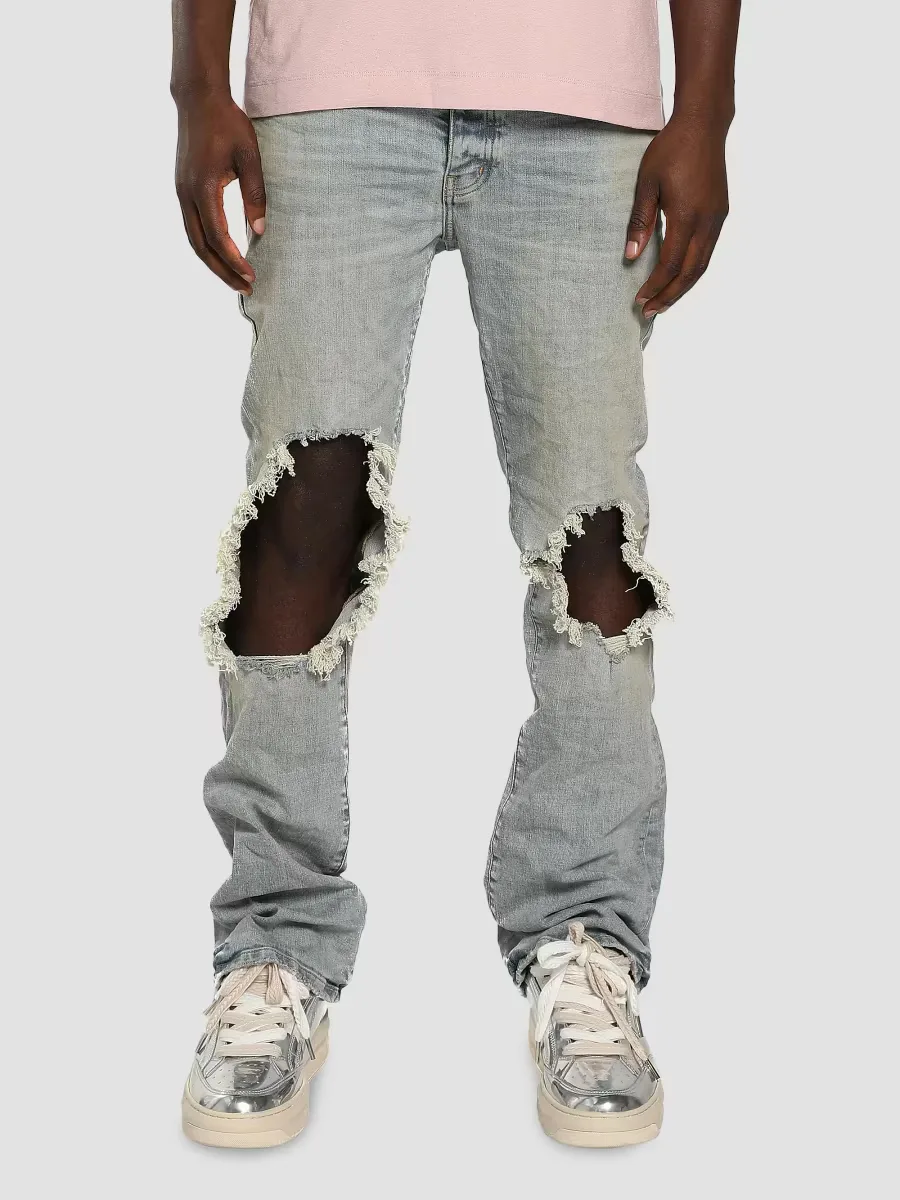 Big Blowout Mid-Rise Flared Jeans by Purple Brand
