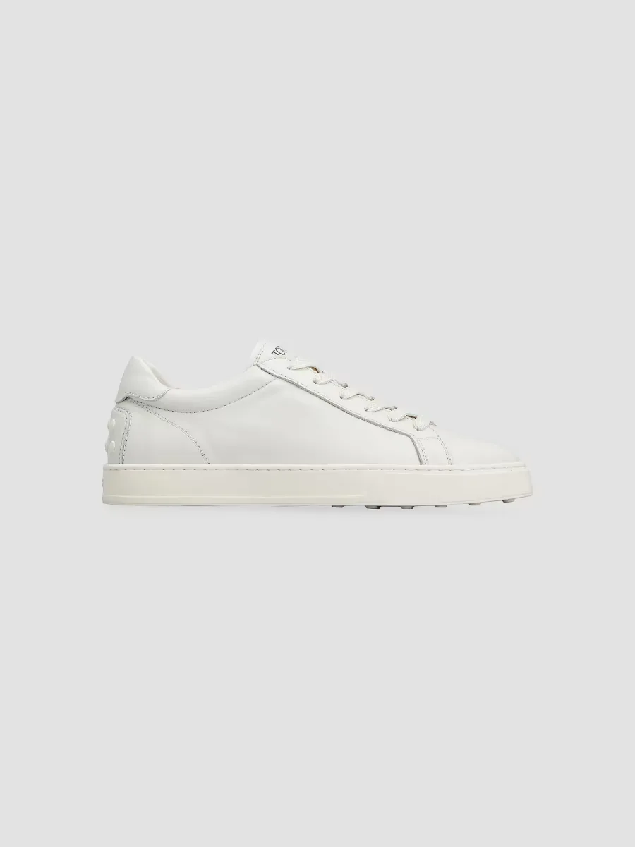 Allacciata Cassetta Leather Sneakers by Tod's
