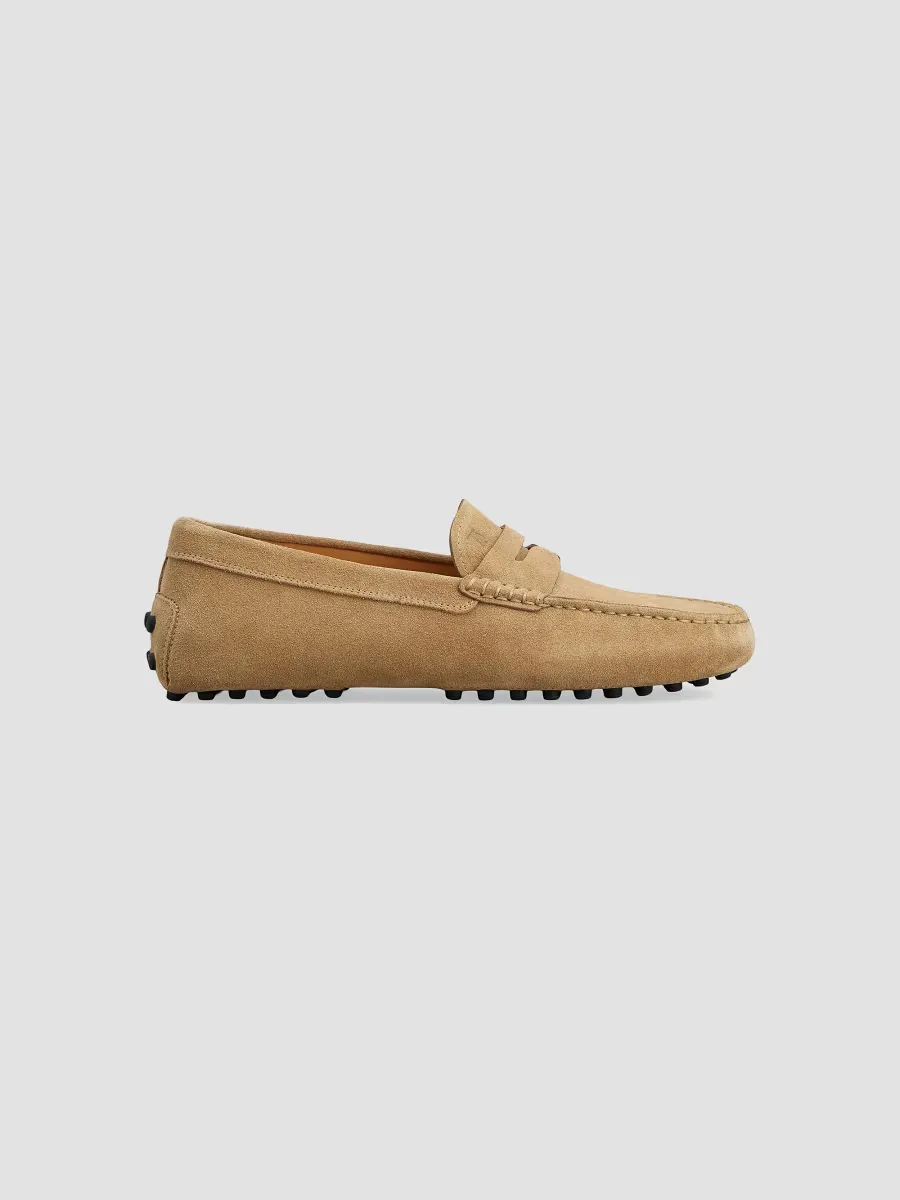 Mocassino Gommino Suede Driving Loafers by Tod's