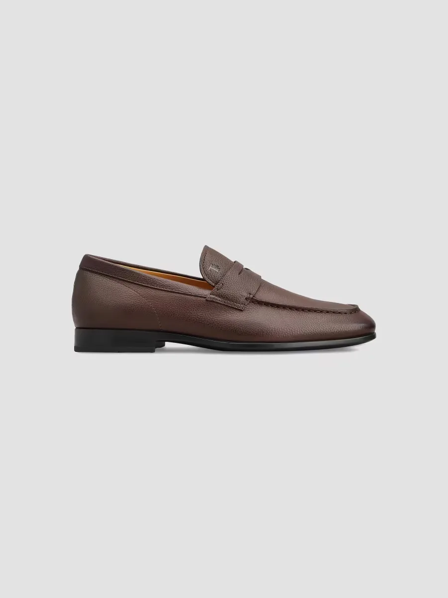 Logo-Detailed Leather Loafers by Tod's