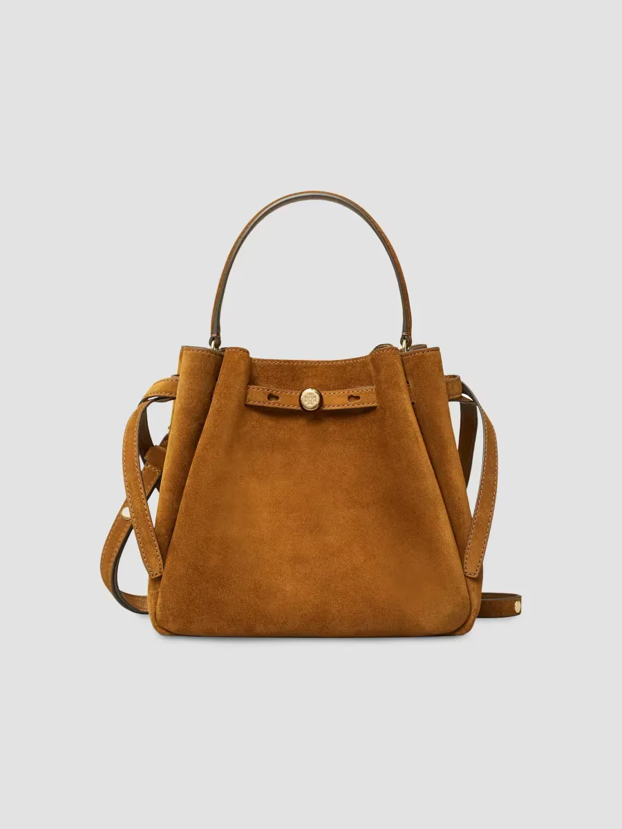 Romy Suede Bucket Bag by Tory Burch