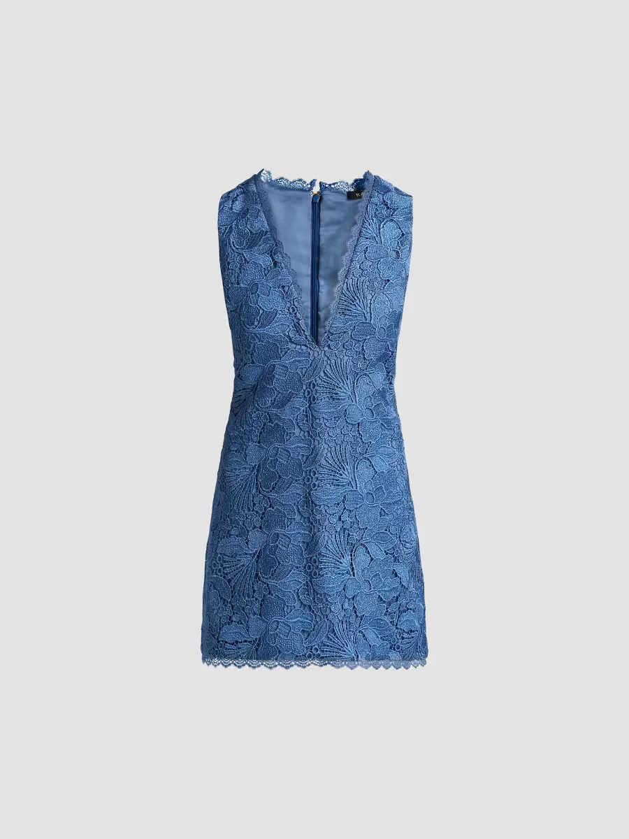 Rosalie V-Neck Lace Minidress