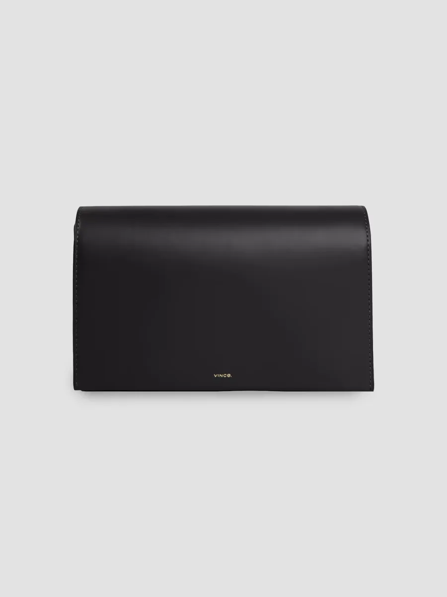 Leather Wallet-On-Strap by Vince