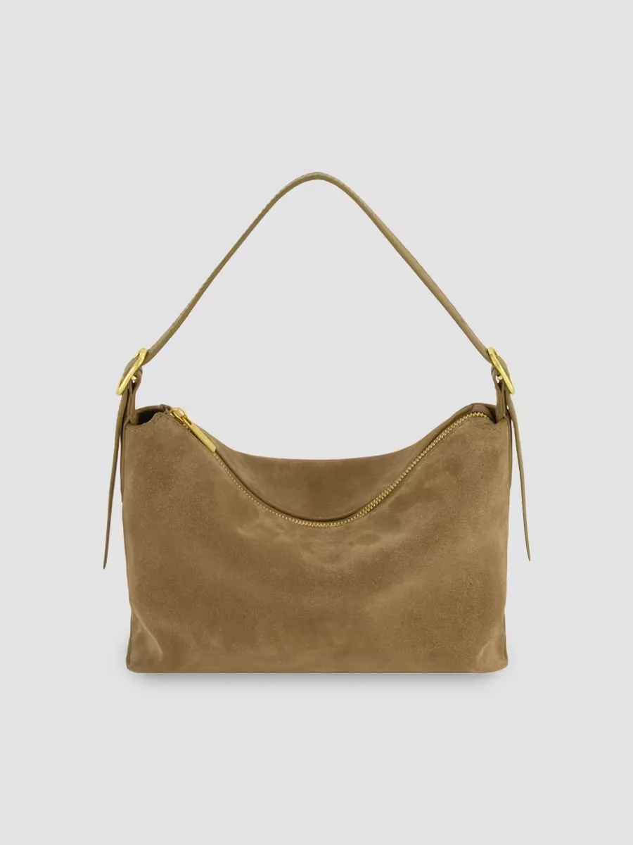 Vivian Suede Crossbody Bag by Vince