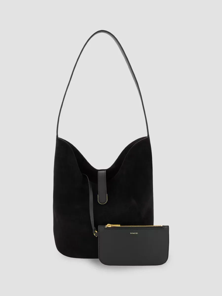 Eris Medium Suede Bucket Bag by Vince