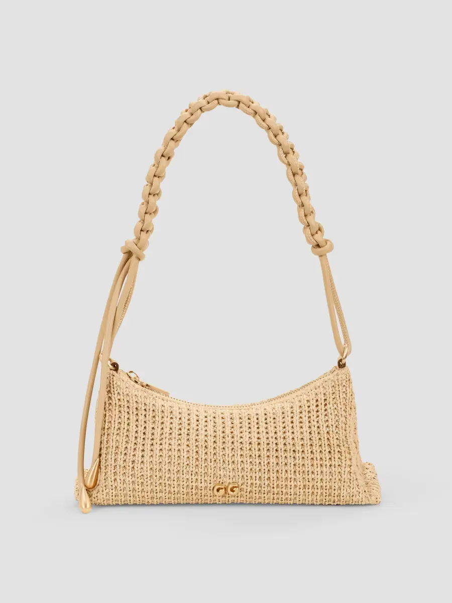 Osa Logo Woven Shoulder Bag by Cult Gaia