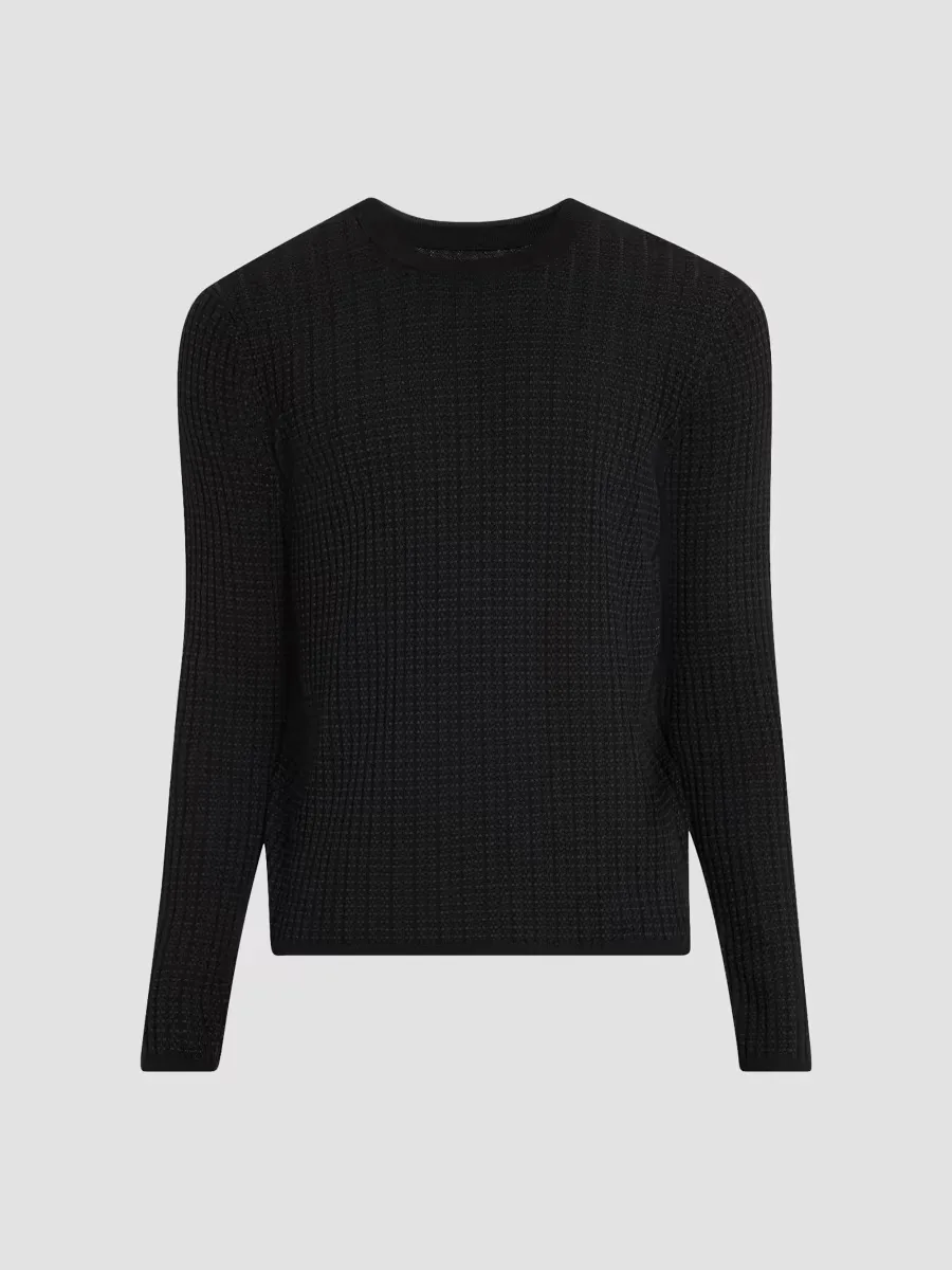 Harvey Textured Knit Crewneck Top by rag & bone