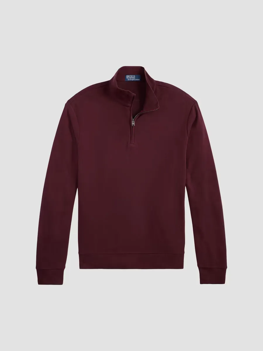Polo Ralph Lauren Luxury Textured Quarter-Zip Sweatshirt by Polo Ralph Lauren