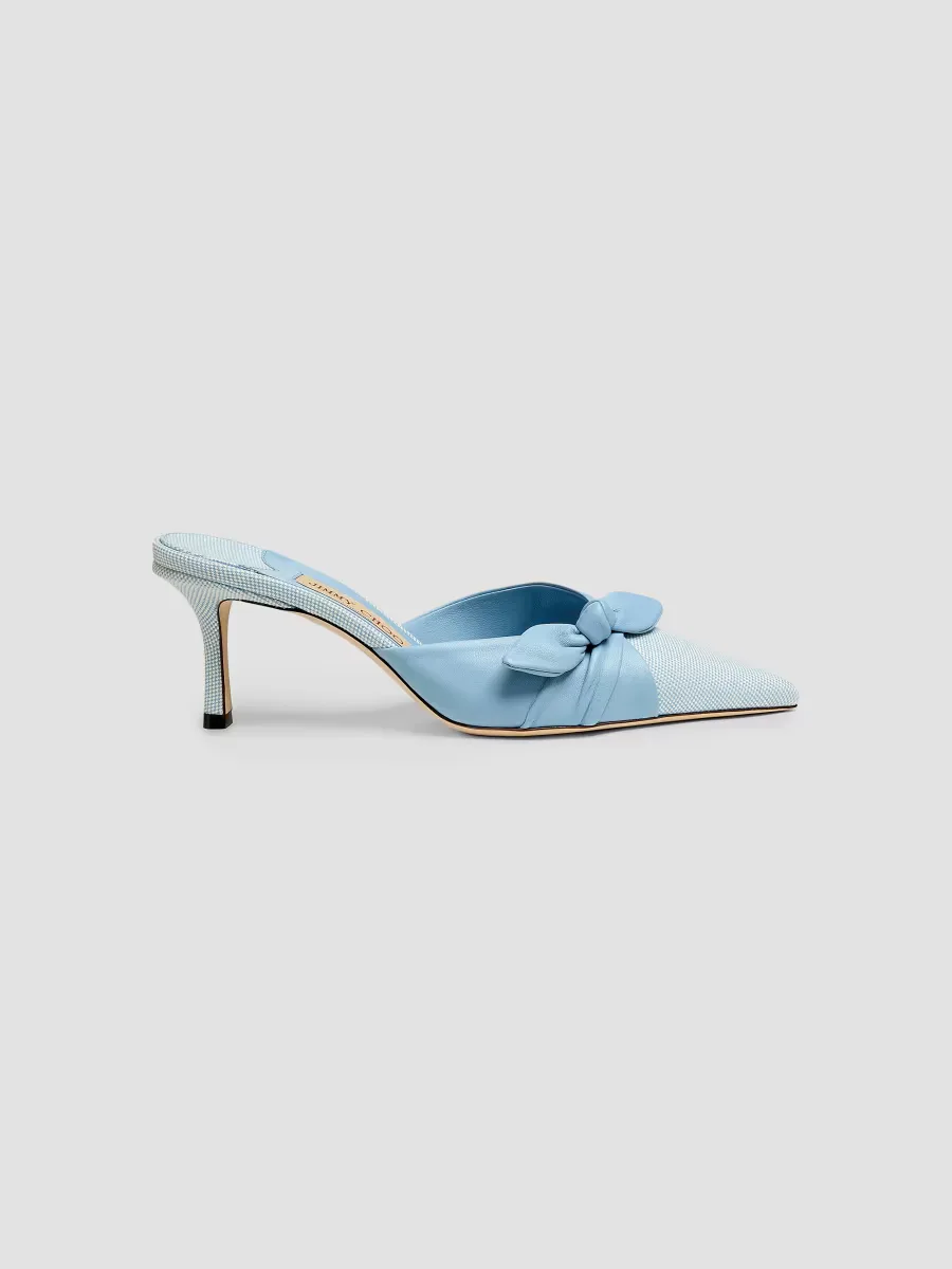 Livi 65MM Bow-Detail Mules by Jimmy Choo