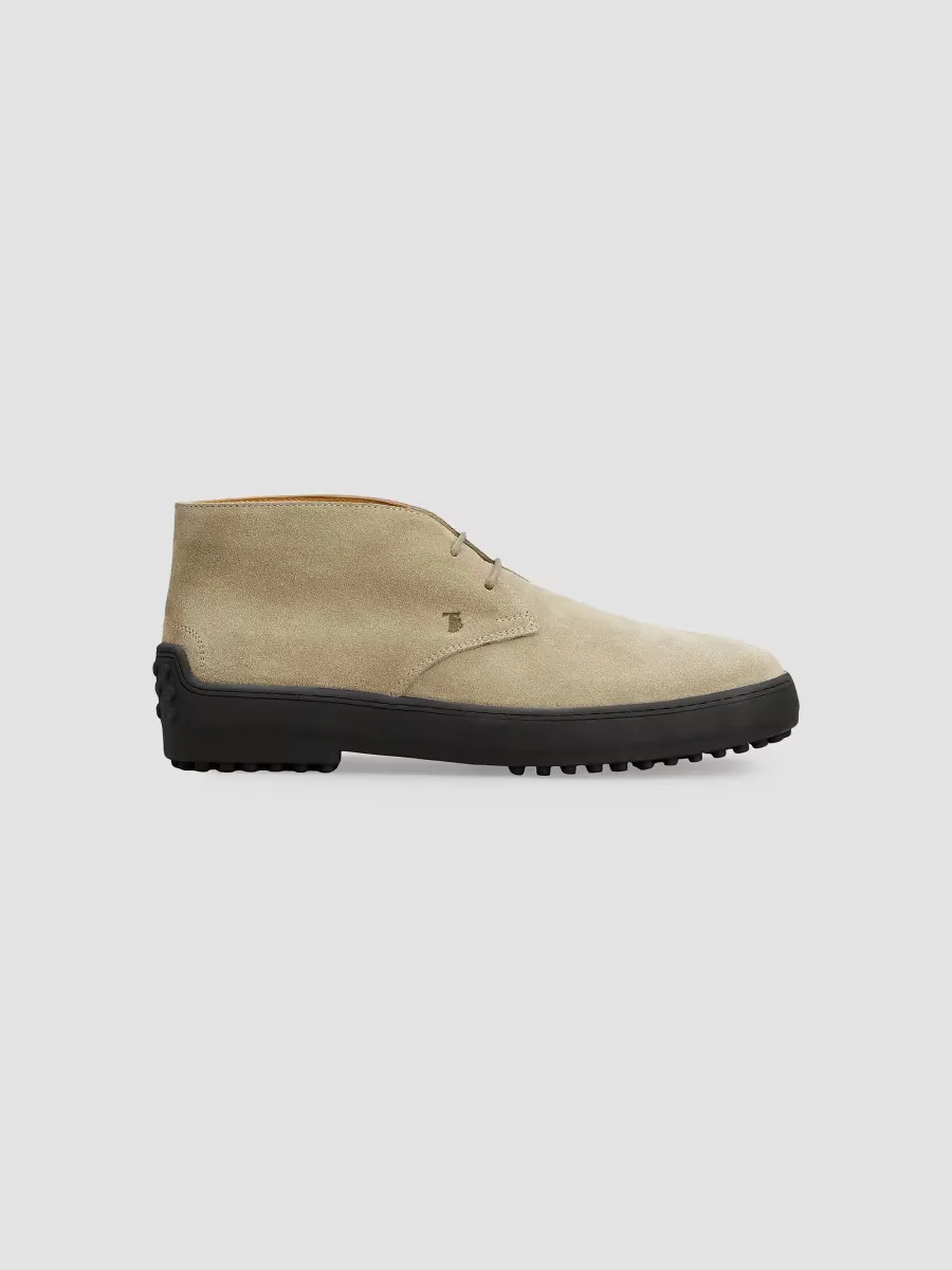Gommino Suede Desert Ankle Boots