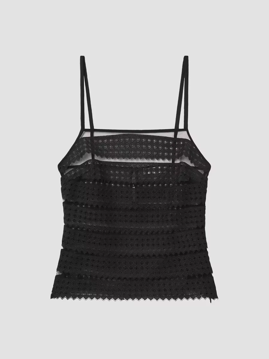 The Lattice Crochet Camisole by FRAME