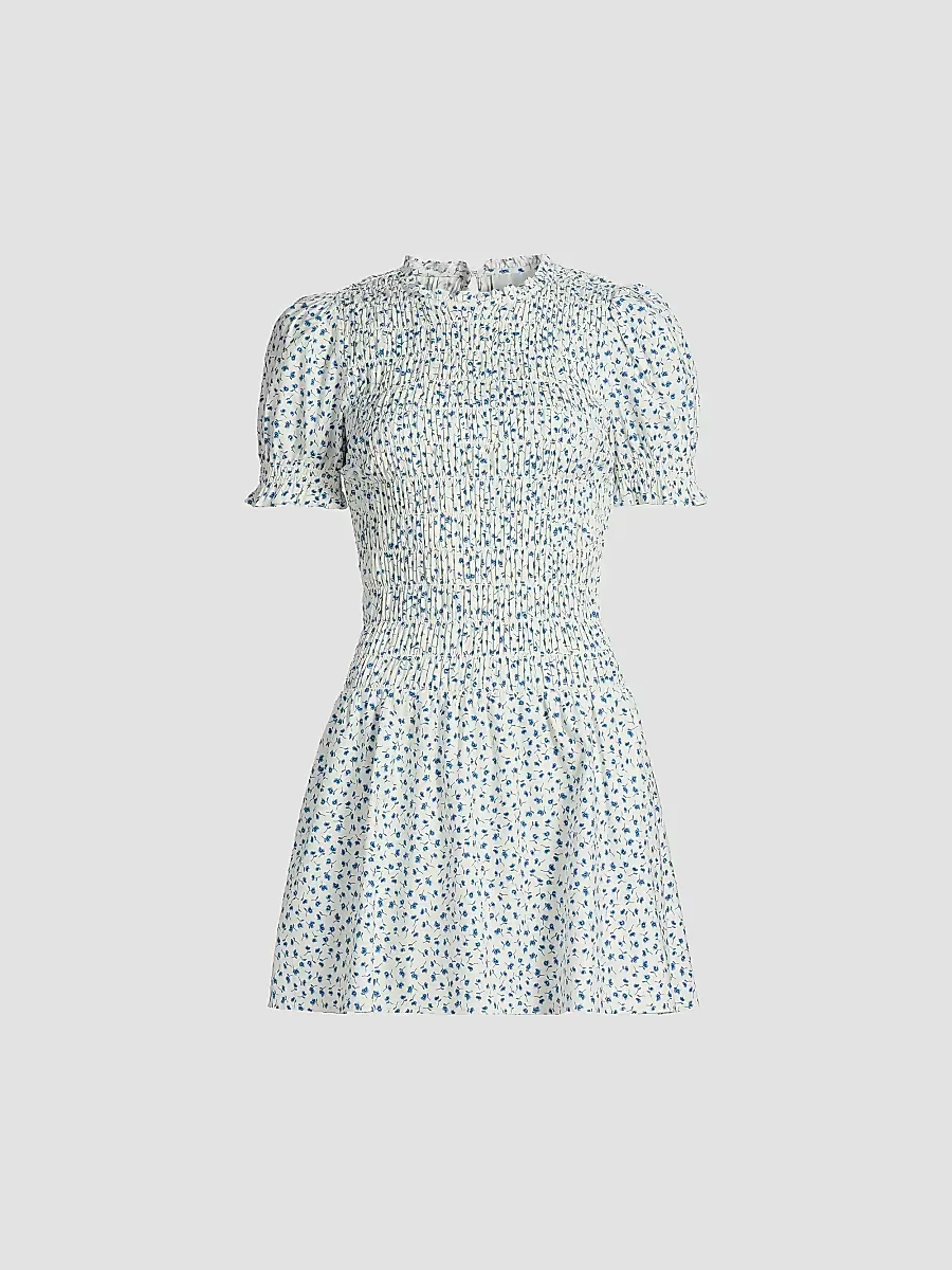 Leannah Floral Smocked Minidress