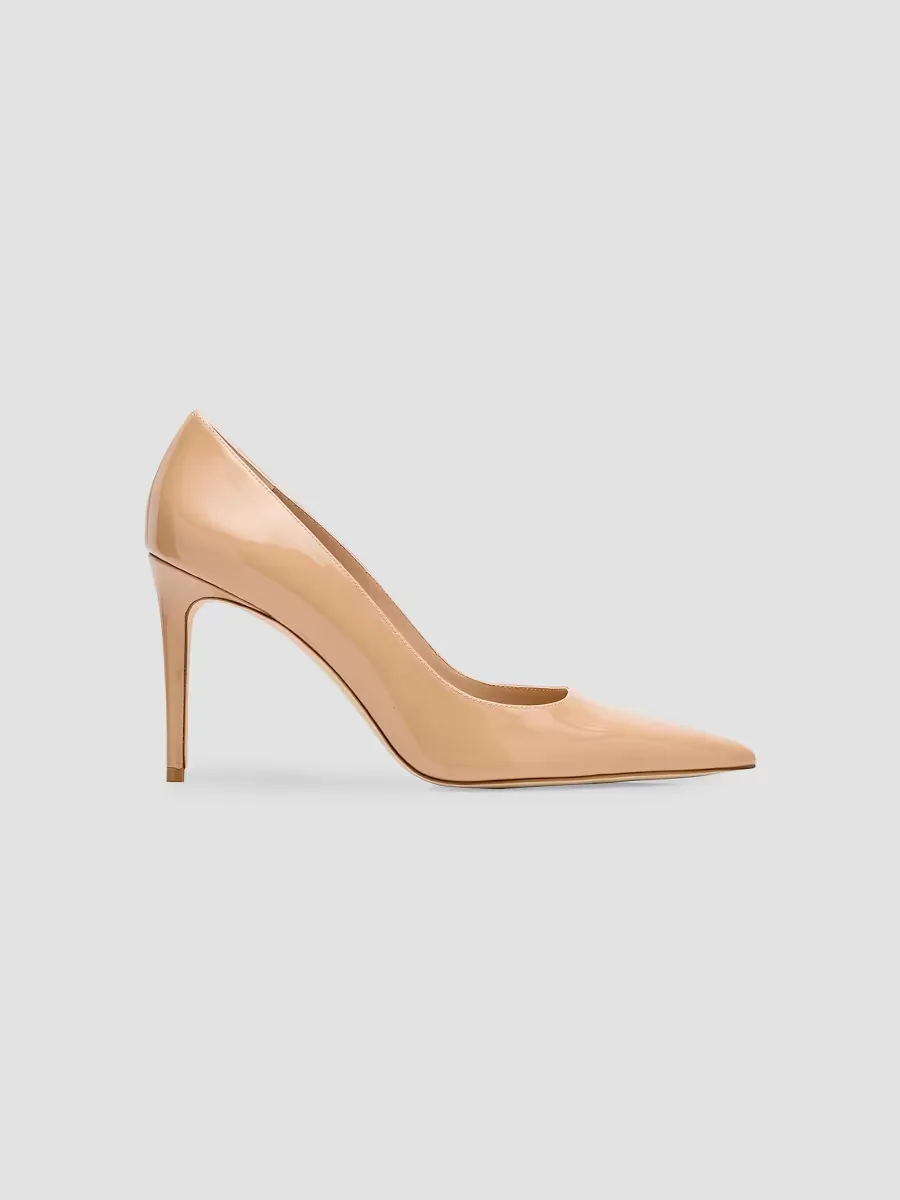 Stuart Power 85 75MM Patent Leather Pumps by Stuart Weitzman