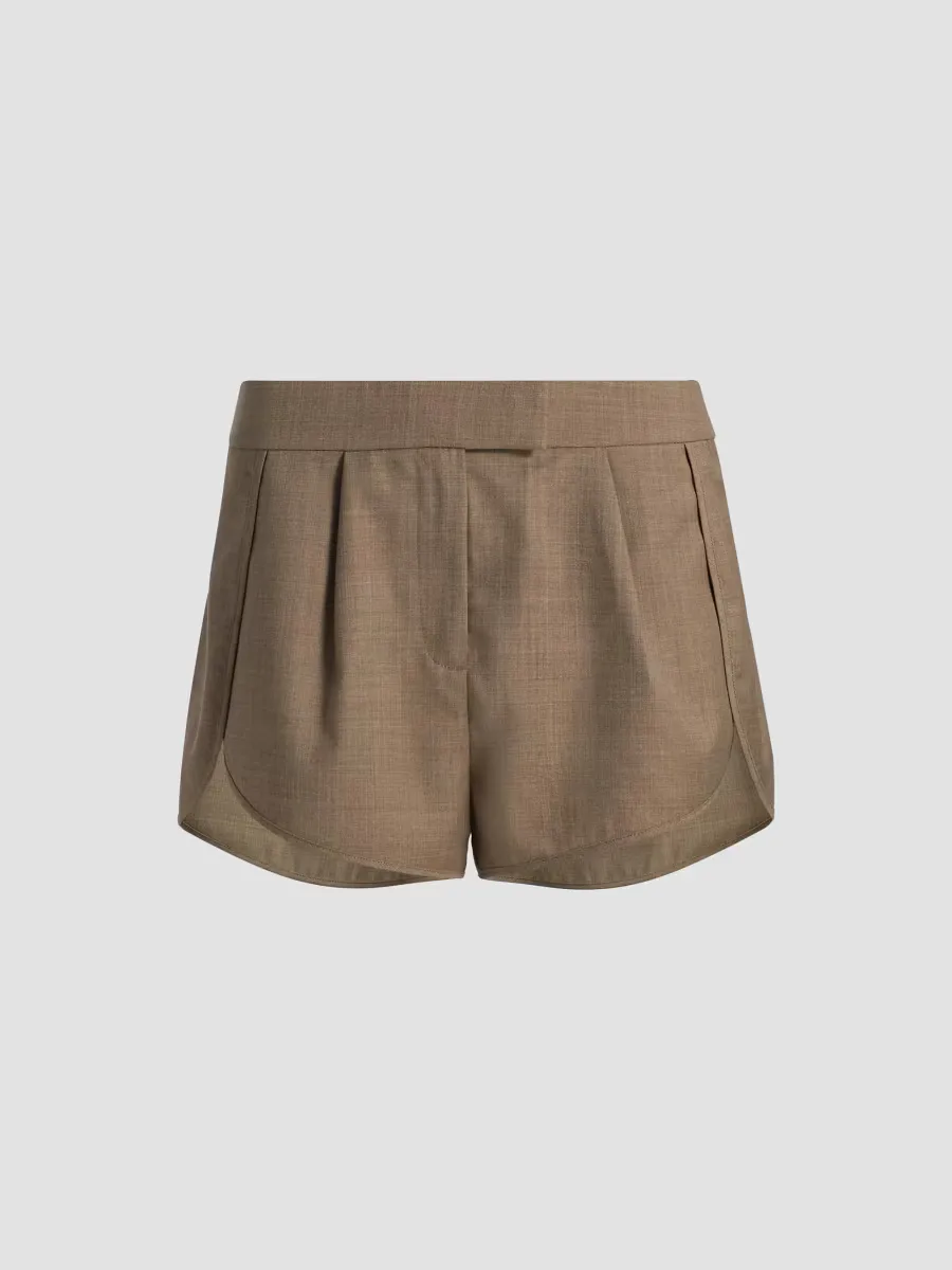 Liam Pleated Shorts by Ronny Kobo