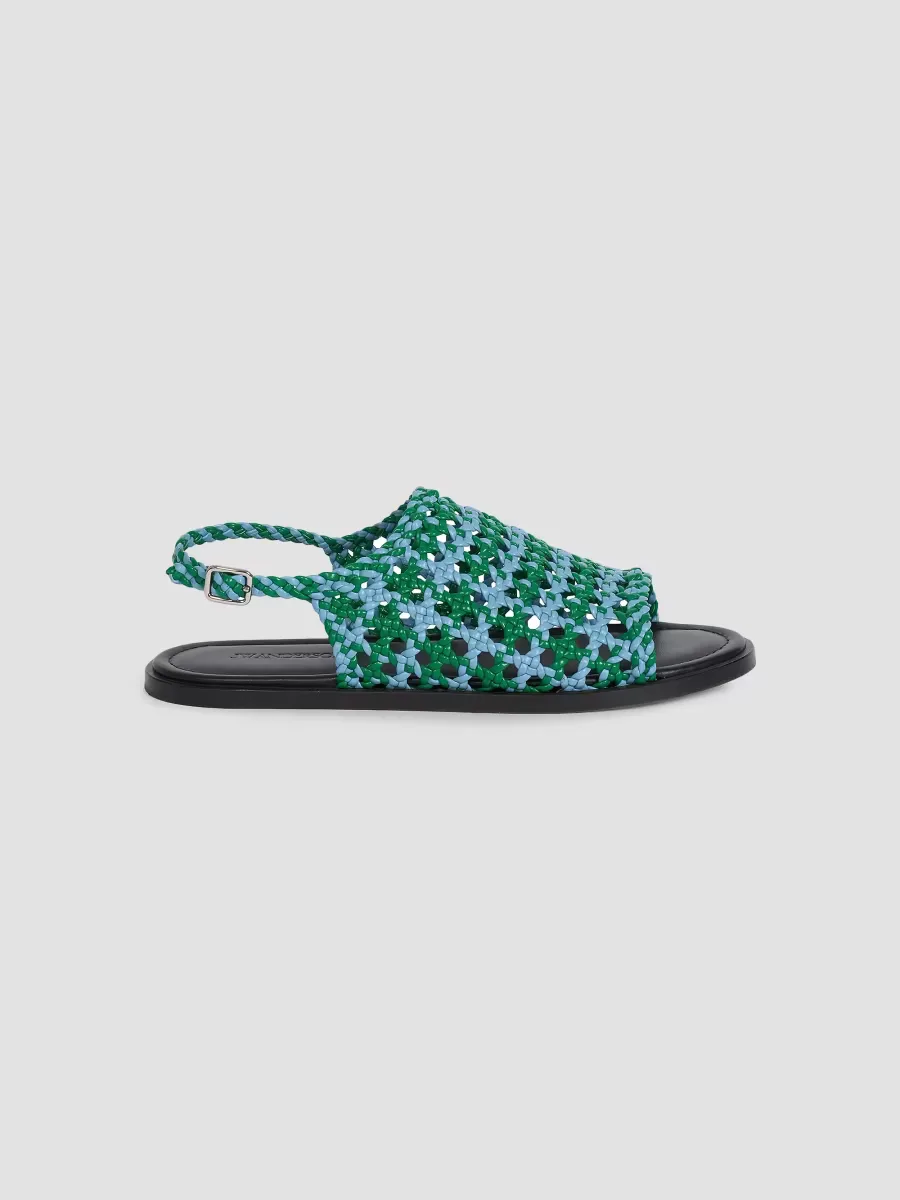 Two-Tone Woven Sandals by JW Anderson