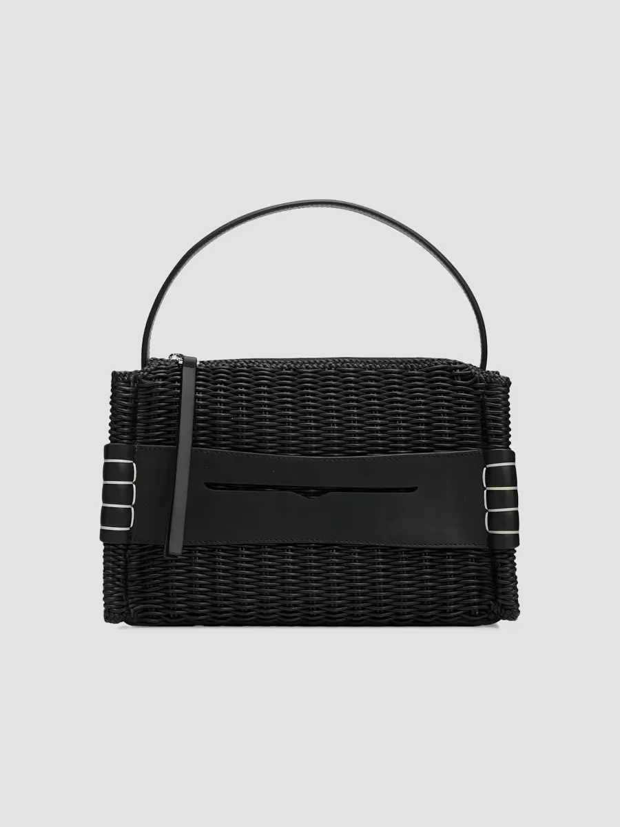 Woven Leather Top Handle Bag by JW Anderson