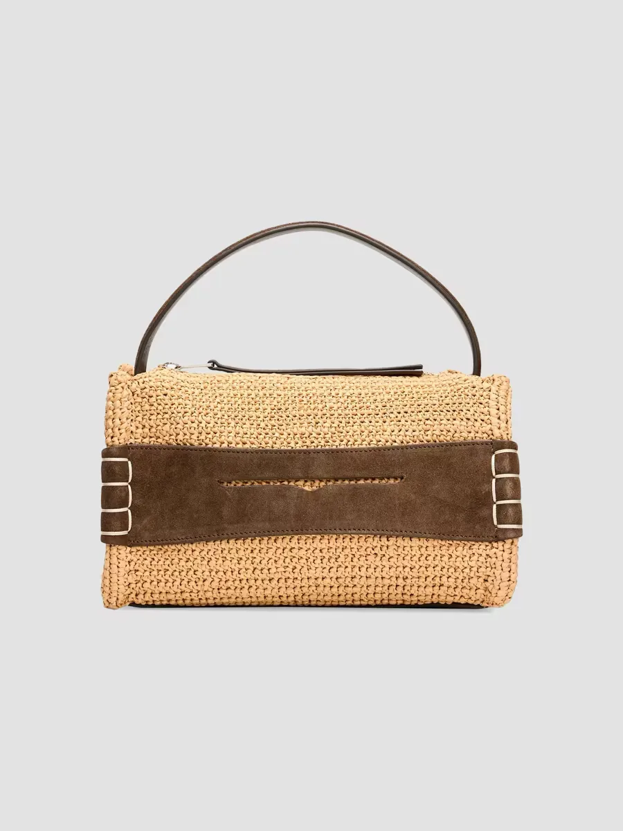 Small Loafer Raffia Bag by JW Anderson
