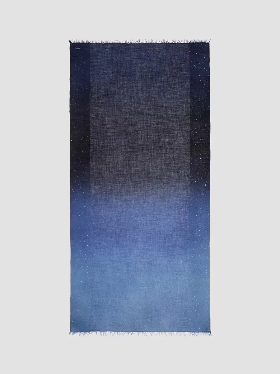 Kus Kus Sequin Wool-Silk Scarf by Faliero Sarti