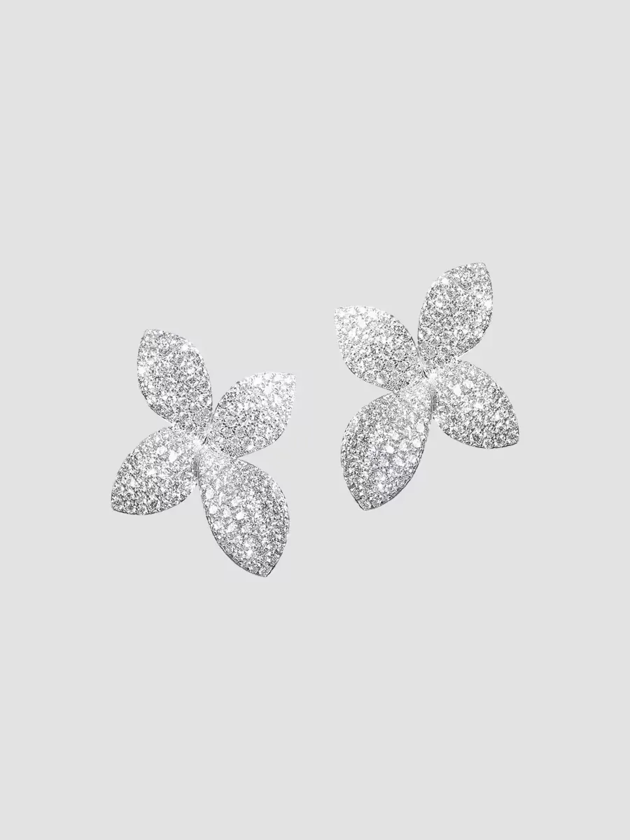 Giardini Segreti 18K White Gold & 2.70 TCW Diamond Stud Earrings by Pasquale Bruni
