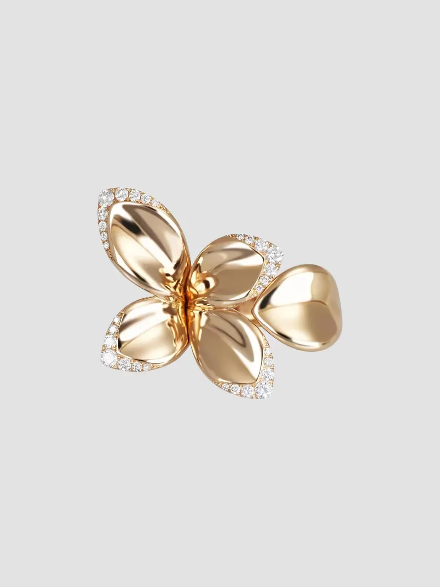 Giardini Segreti 18K Rose Gold & 0.51 TCW Diamond Ring