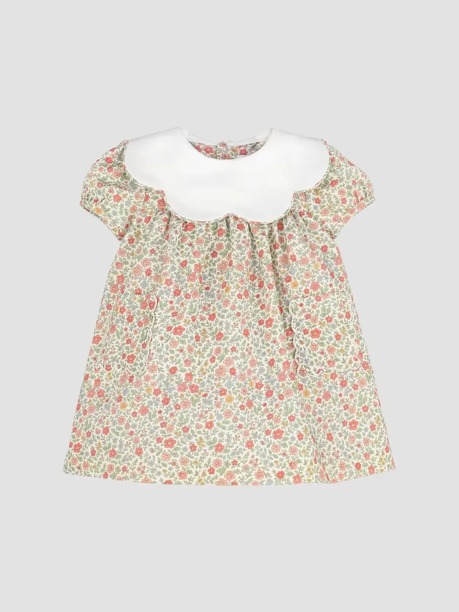 Floral Cotton Dress by Luli & Me