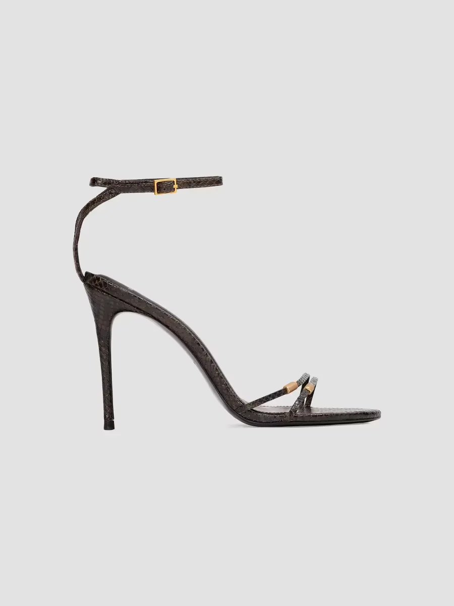 Britanny 100MM Strappy Snake Sandals