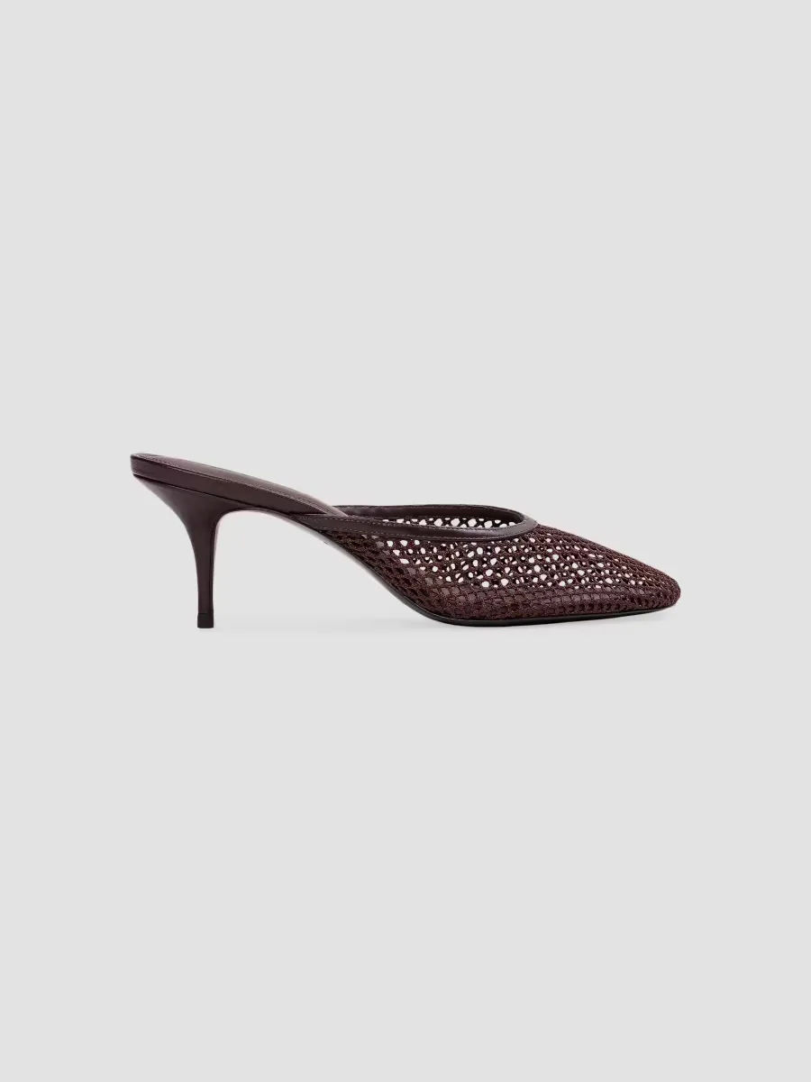 Giuly 65MM Mules by Black Suede Studio