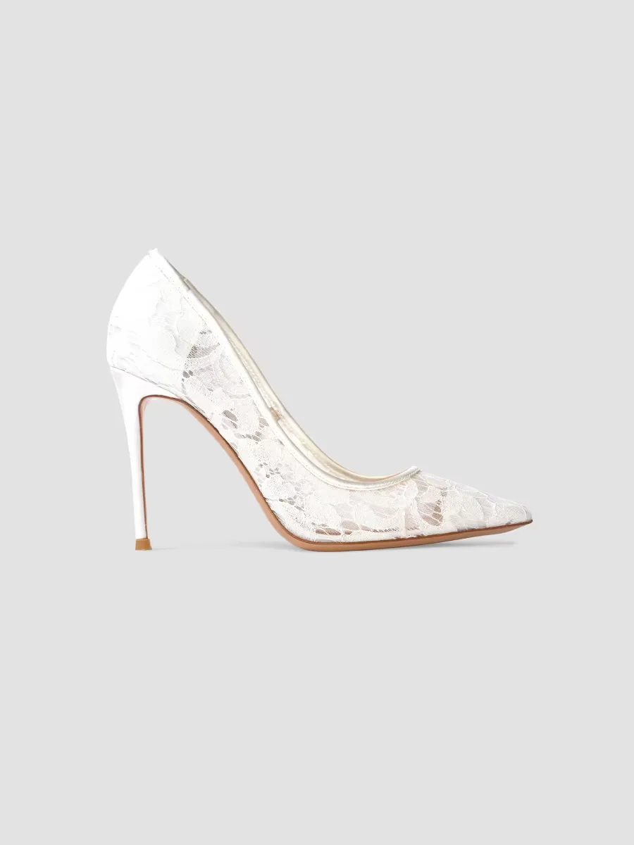 Gia 100MM Lace Pumps