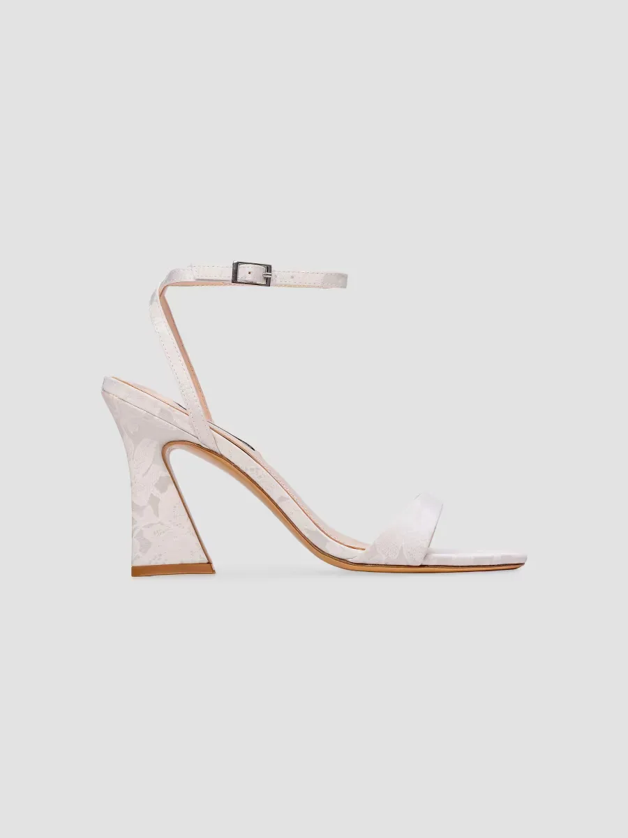 Muse Floral Silk Sandals by Anne Barge