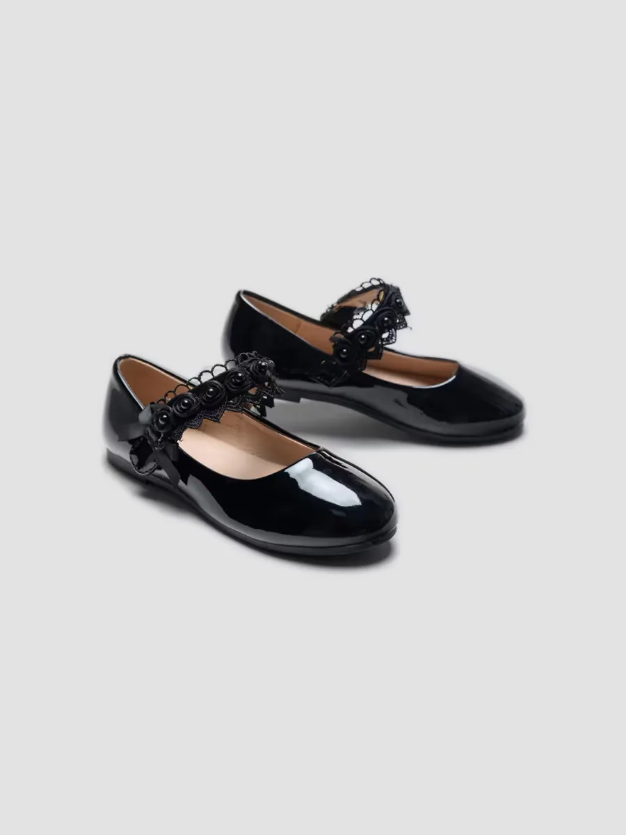 Rose Pearl Doily Flats by Tulleen