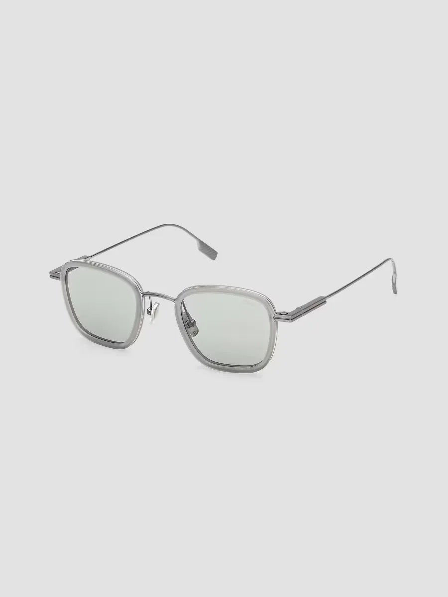 47MM Geometric Sunglasses by ZEGNA