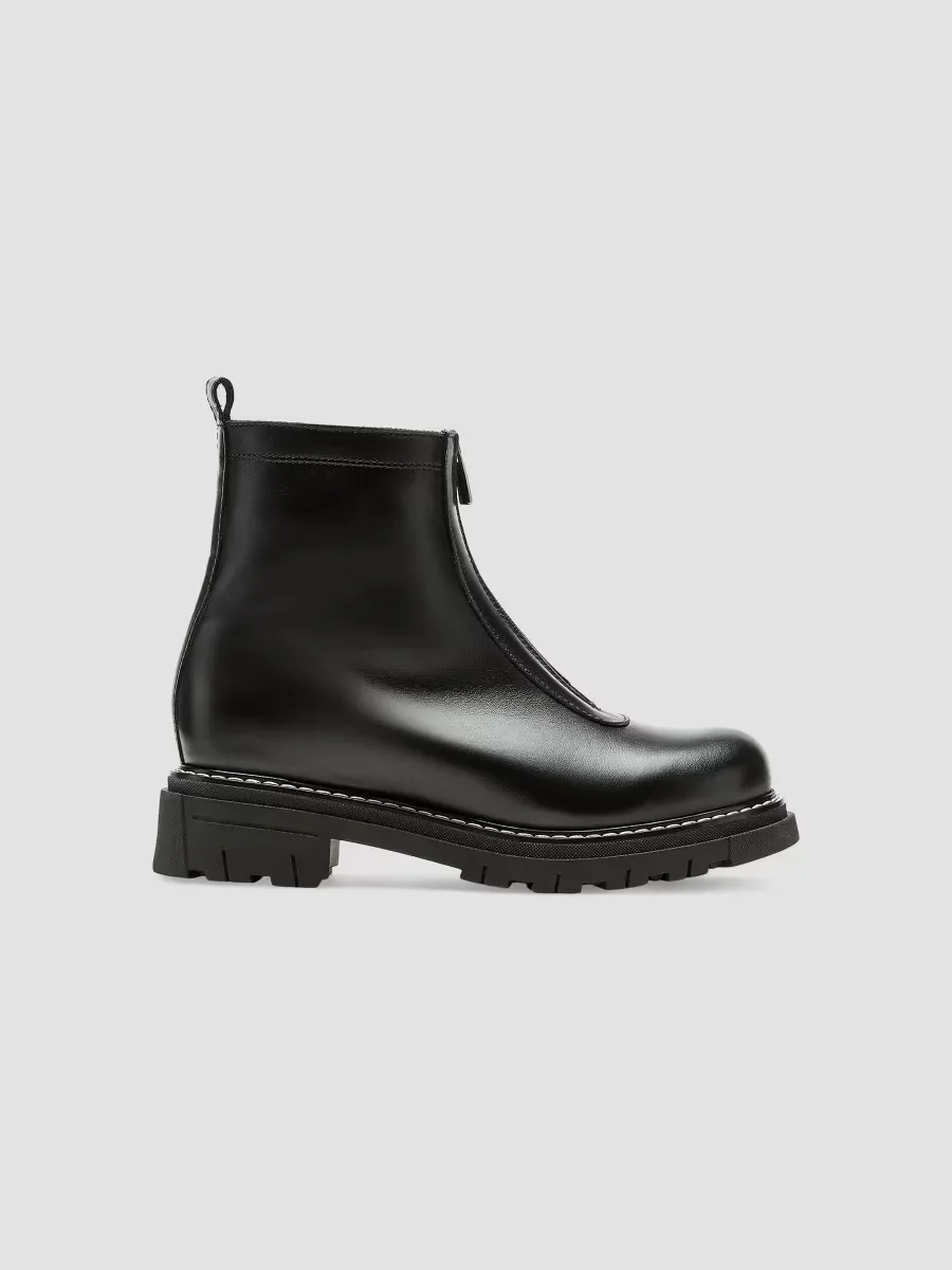 Delta Leather Shearling-Lined Ankle Boots by La Canadienne